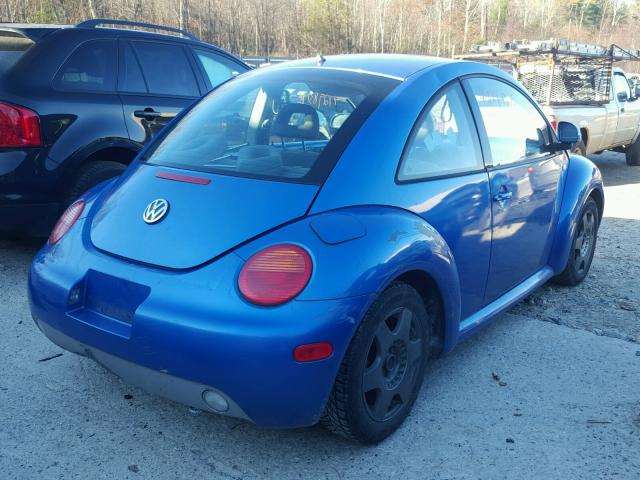 3VWCC21C1XM413137 - 1999 VOLKSWAGEN NEW BEETLE BLUE photo 4