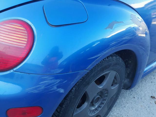 3VWCC21C1XM413137 - 1999 VOLKSWAGEN NEW BEETLE 蓝色 照片 9