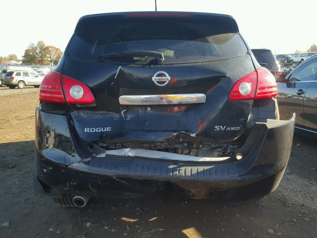 JN8AS5MV6DW635409 - 2013 NISSAN ROGUE S BLACK photo 9