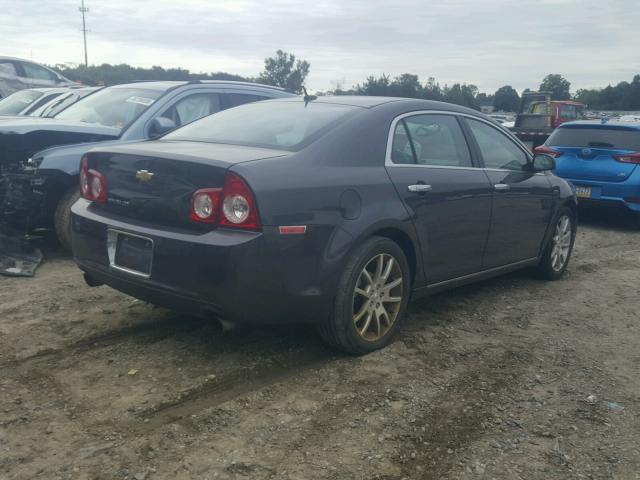 1G1ZE5E70AF284989 - 2010 CHEVROLET MALIBU LTZ 灰色 照片 4