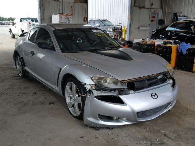 JM1FE17N240132136 - 2004 MAZDA RX8 SILVER photo 1