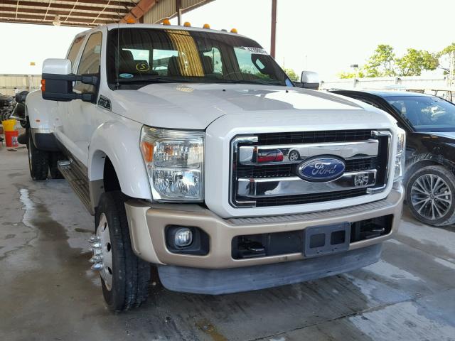 1FT8W4DT3DEA21771 - 2013 FORD F450 SUPER WHITE photo 1