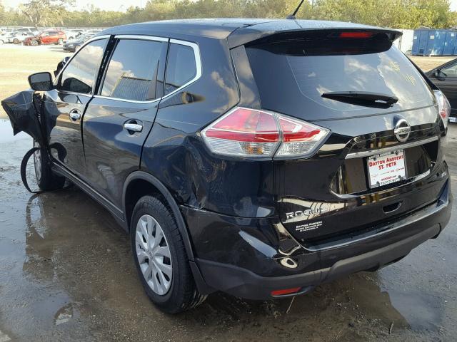 KNMAT2MV3FP501333 - 2015 NISSAN ROGUE S BLACK photo 3