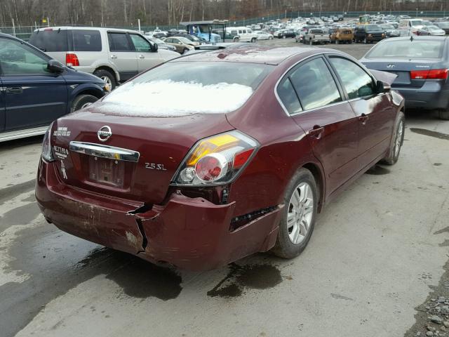 1N4AL2AP4AN561735 - 2010 NISSAN ALTIMA BAS MAROON photo 4