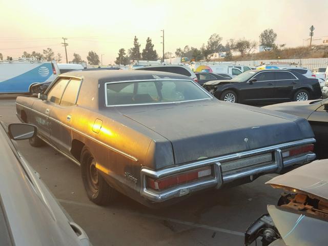 1Z445582200 - 1971 MERCURY MARQUIS BLUE photo 3