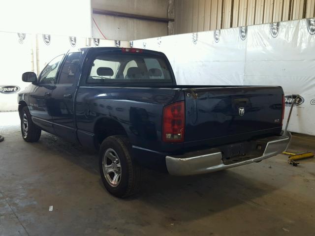 1D7HA18N75S336672 - 2005 DODGE RAM 1500 S BLUE photo 3