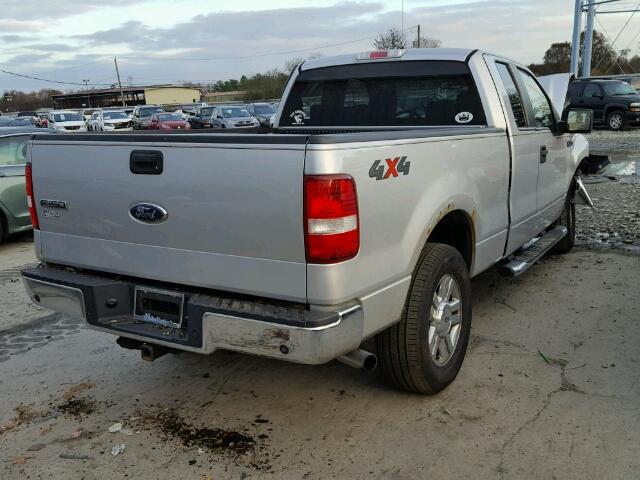 1FTPX14538FA15719 - 2008 FORD F150 GRAY photo 4