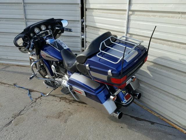 1HD1FC4197Y617592 - 2007 HARLEY-DAVIDSON FLHTCUI BLUE photo 3