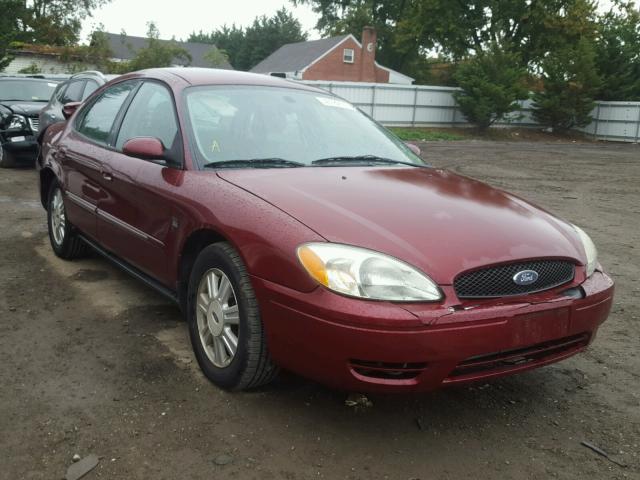 1FAHP56S74G133880 - 2004 FORD TAURUS SEL MAROON photo 1