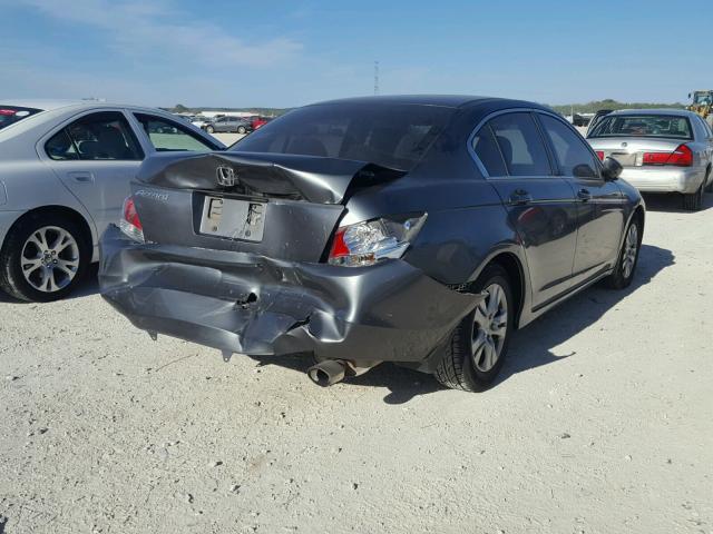 1HGCP2F49AA044896 - 2010 HONDA ACCORD LXP GRAY photo 4