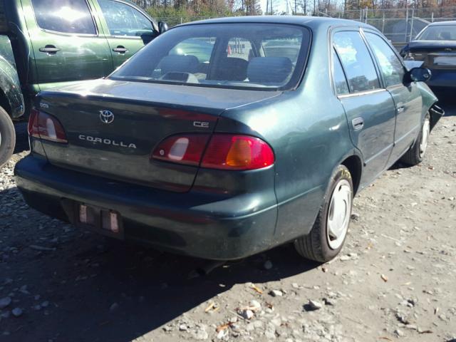 1NXBR12E4YZ393918 - 2000 TOYOTA COROLLA VE GREEN photo 4