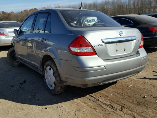 3N1BC11E77L405563 - 2007 NISSAN VERSA S SILVER photo 3