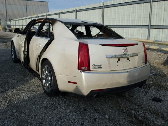 1G6DU57V590119442 - 2009 CADILLAC CTS HI FEA WHITE photo 3