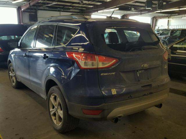 1FMCU9GX0DUA30764 - 2013 FORD ESCAPE SE BLUE photo 3