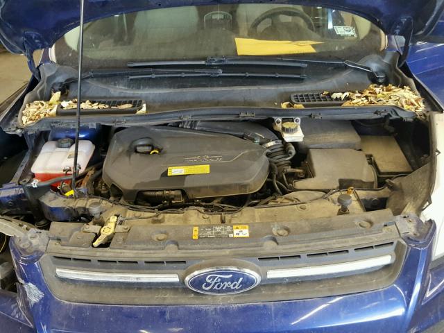 1FMCU9GX0DUA30764 - 2013 FORD ESCAPE SE BLUE photo 7