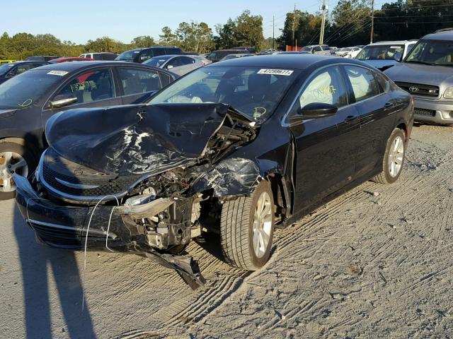 1C3CCCAB3FN553957 - 2015 CHRYSLER 200 LIMITE BLACK photo 2