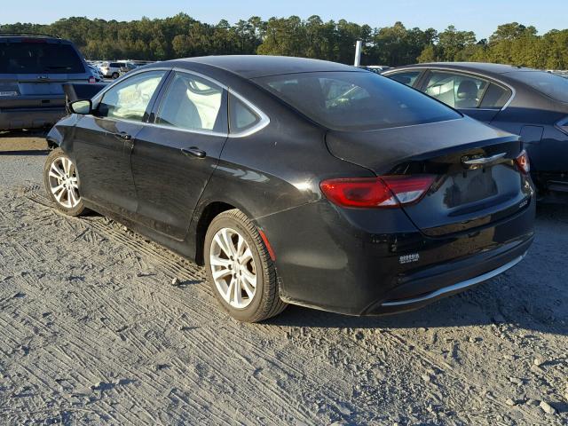 1C3CCCAB3FN553957 - 2015 CHRYSLER 200 LIMITE BLACK photo 3