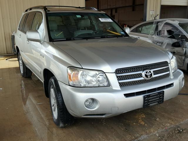 JTEGW21A770023281 - 2007 TOYOTA HIGHLANDER SILVER photo 1