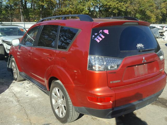 JA4AS3AW6AZ002863 - 2010 MITSUBISHI OUTLANDER MAROON photo 3