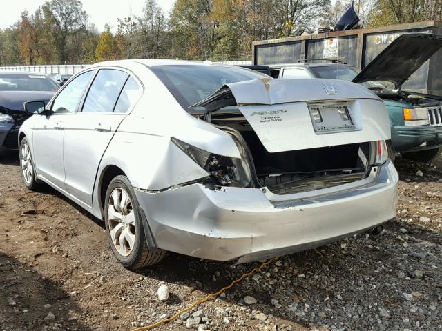 1HGCP2F81AA010941 - 2010 HONDA ACCORD EXL SILVER photo 3