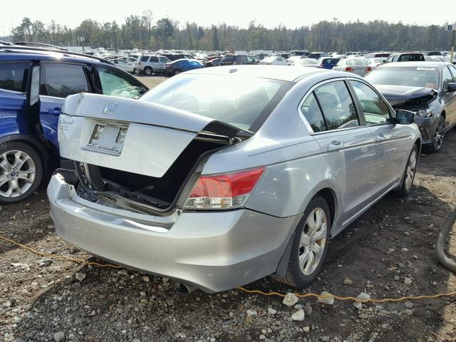 1HGCP2F81AA010941 - 2010 HONDA ACCORD EXL SILVER photo 4