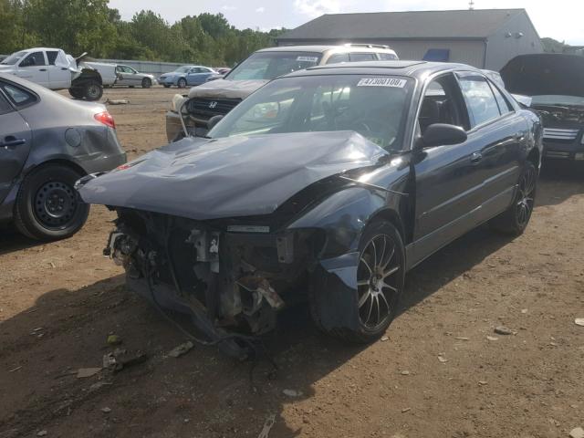 2G4WF551521198276 - 2002 BUICK REGAL GS BLACK photo 2