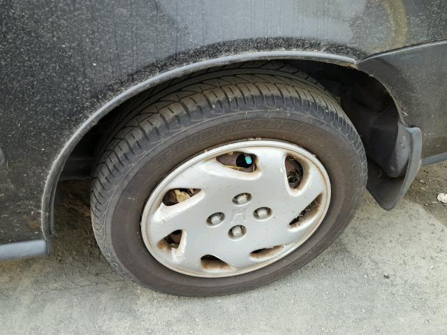 2HGEJ1225SH508746 - 1995 HONDA CIVIC EX BLACK photo 9