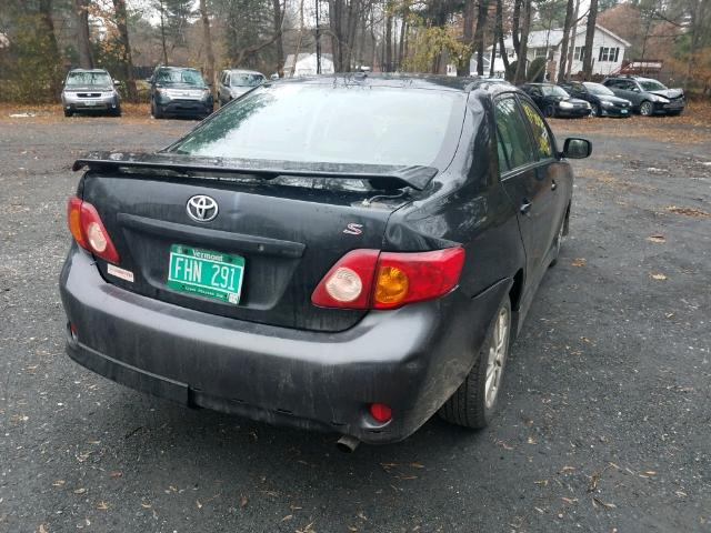 2T1BU40EX9C123680 - 2009 TOYOTA COROLLA BA BLACK photo 4