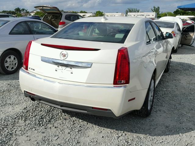 1G6DA5EYXB0110652 - 2011 CADILLAC CTS WHITE photo 4