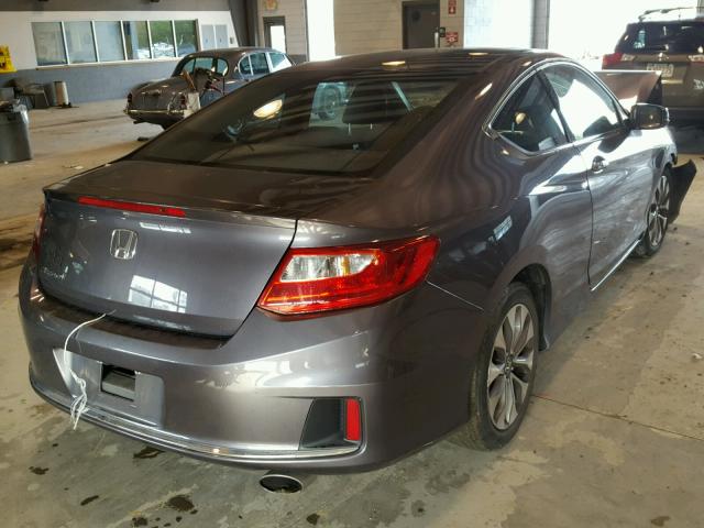 1HGCT1B77EA001606 - 2014 HONDA ACCORD EX GRAY photo 4