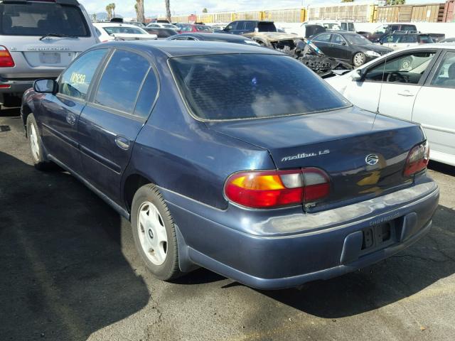 1G1NE52J916125564 - 2001 CHEVROLET MALIBU LS BLUE photo 3