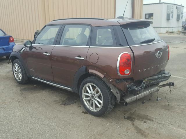 WMWZC5C51FWM18878 - 2015 MINI COOPER S C BROWN photo 3