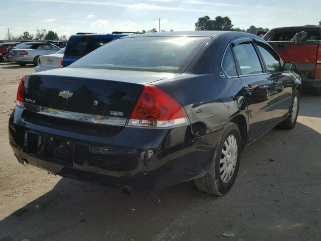 2G1WS553081238735 - 2008 CHEVROLET IMPALA POL BLACK photo 4