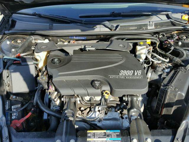 2G1WS553081238735 - 2008 CHEVROLET IMPALA POL BLACK photo 7