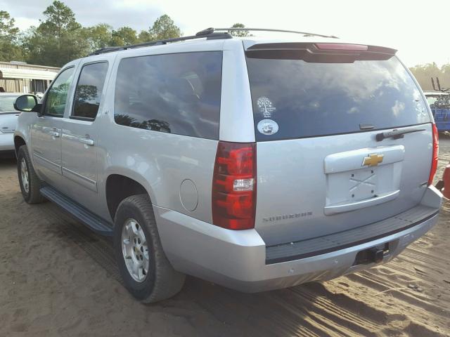 1GNSCJE08CR126046 - 2012 CHEVROLET SUBURBAN C SILVER photo 3