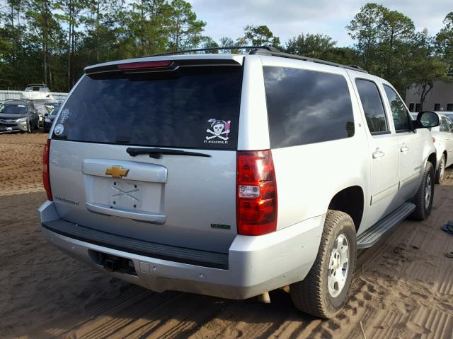 1GNSCJE08CR126046 - 2012 CHEVROLET SUBURBAN C SILVER photo 4