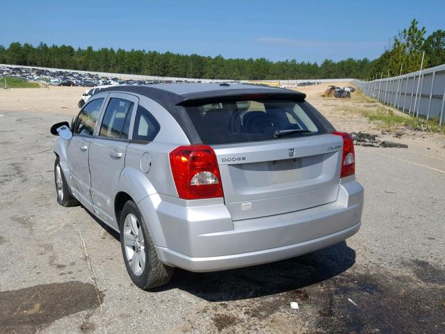 1B3CB3HA1AD653079 - 2010 DODGE CALIBER MA SILVER photo 3