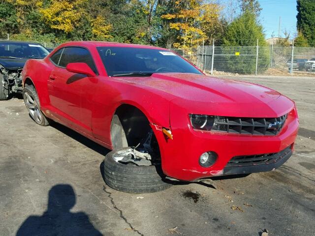 2G1FB1E39C9151984 - 2012 CHEVROLET CAMARO LT RED photo 1