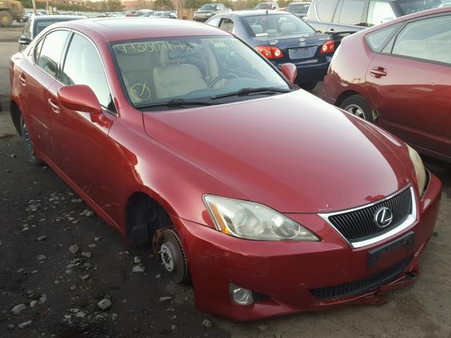 JTHCK262965007308 - 2006 LEXUS IS 250 RED photo 1