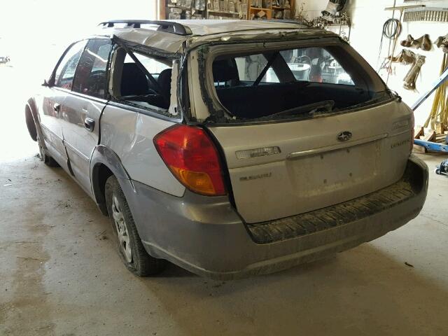 4S4BP61C676325500 - 2007 SUBARU LEGACY OUT SILVER photo 3