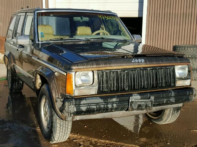 1JCML754XHT042620 - 1987 JEEP WAGONEER L BROWN photo 1