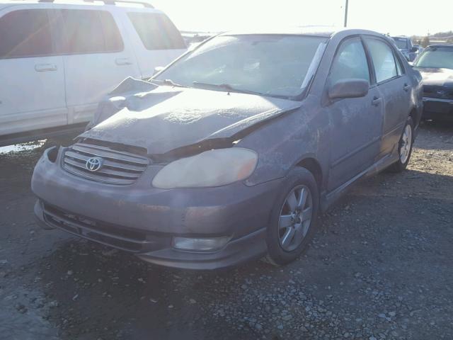 1NXBR32E54Z221421 - 2004 TOYOTA COROLLA GRAY photo 2