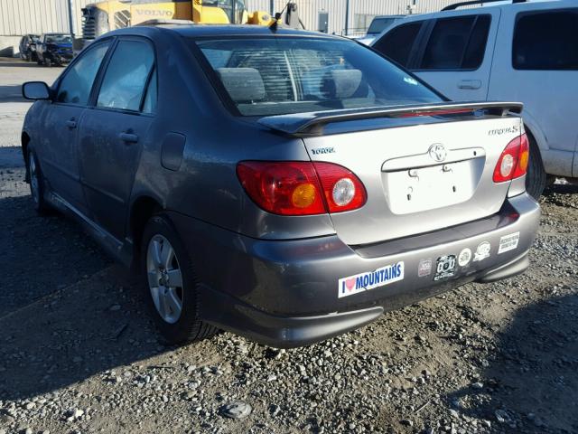 1NXBR32E54Z221421 - 2004 TOYOTA COROLLA GRAY photo 3