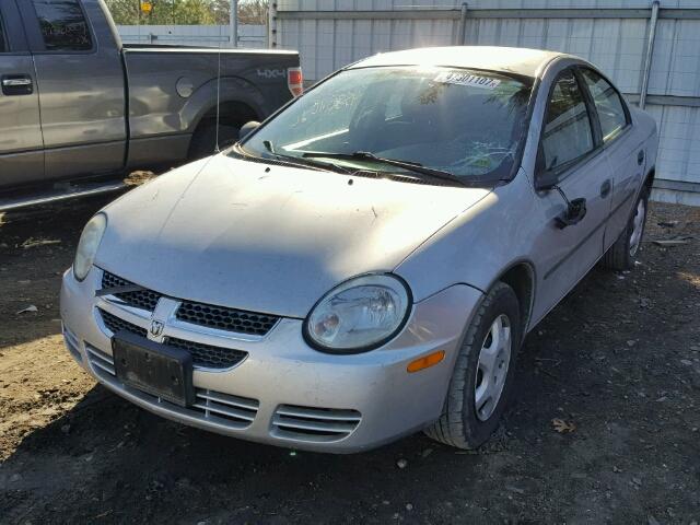 1B3ES26CX5D109628 - 2005 DODGE NEON BASE SILVER photo 2