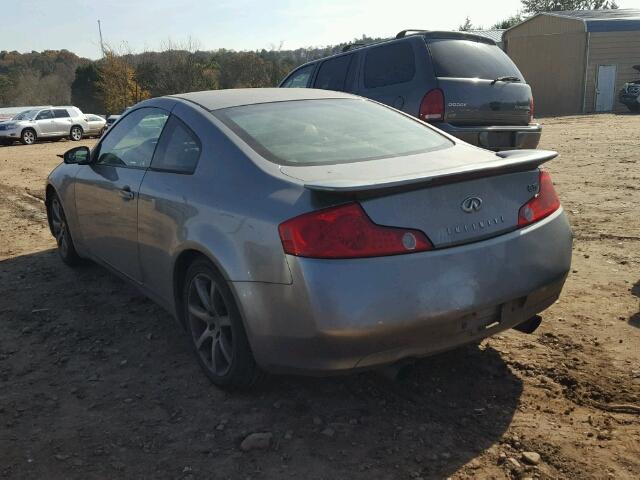 JNKCV54E43M217547 - 2003 INFINITI G35 SILVER photo 3