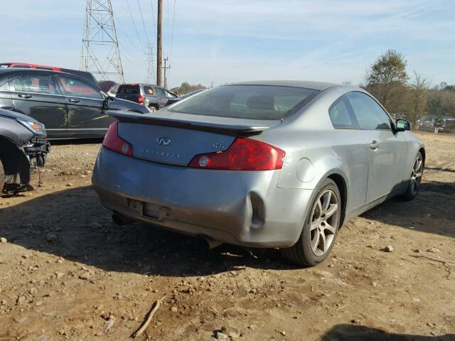 JNKCV54E43M217547 - 2003 INFINITI G35 SILVER photo 4