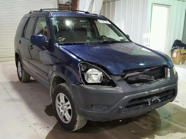 JHLRD78823C003244 - 2003 HONDA CR-V EX BLUE photo 1