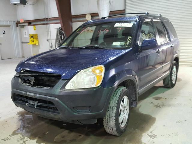 JHLRD78823C003244 - 2003 HONDA CR-V EX BLUE photo 2