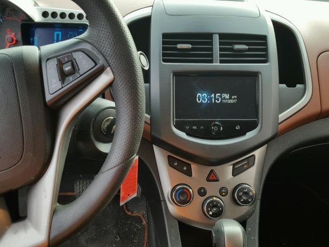 1G1JC5SH2D4230030 - 2013 CHEVROLET SONIC LT 黑色 照片 9