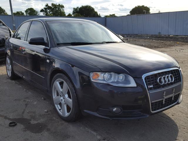 WAUEH78E47A229340 - 2007 AUDI A4 S-LINE BLACK photo 1